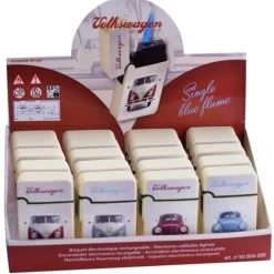 CONFEZIONE BOX 20 PZ ACCENDINI ELETTRONICI RICARICABILI AUTO D'EPOCA TEMPESTA