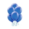 CONFEZIONE SET 8 PEZZI PALLONCINI BLU FESTA PARTY COMPLEANNO BIMBI