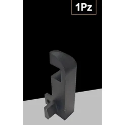 CONNETTORE PER PROFILO ANGOLARE PER STRISCE LED NERO A LUCE INDIRETTA IN ALLUMINIO AL-34-7