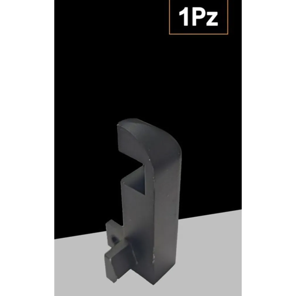 CONNETTORE PER PROFILO ANGOLARE PER STRISCE LED NERO A LUCE INDIRETTA IN ALLUMINIO AL-34-7