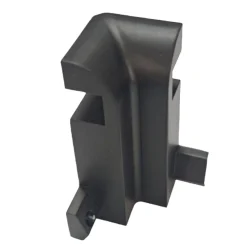 CONNETTORE PER PROFILO ANGOLARE PER STRIP LED NERO A LUCE INDIRETTA IN ALLUMINIO AL-34-L