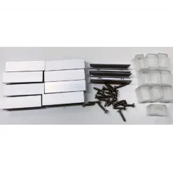 CONNETTORI GOMMINI E 10 PORTA LED PROFILO A U 5CM PER STRIPLED IMPERMEABILE VITI