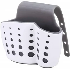 CONTENITORE CON GANCIO REGOLABILE SPUGNA DETERSIVO PLASTICA PORTAOGGETTI LAVELLO