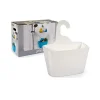 CONTENITORE CON GANCIO 13x28,5x31CM PORTASPUGNA SAPONE CUCINA BAGNO IN PLASTICA