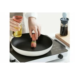 CONTENITORE OLIO CON PENNELLO IN SILICONE OLIO DISPENSER CONTAGOCCE DOSATORE