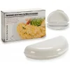 CONTENITORE PLASTICA CUOCI FRITTATA PER MICROONDE 12,5X21,5X5CM CUOCERE RECIPIENTE