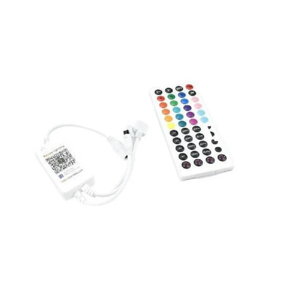 CONTROLLER WI-FI WIRELESS CON TELECOMANDO PER STRISCIA LED RGB 12V 6A Q-DL50