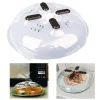 COPERCHIO PARASCHIZZI CON MAGNETI PER MICROONDE CON SFIATO A VAPORE HOVER COVER