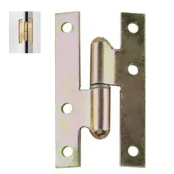 COPPIA DI CERNIERE CERNIERA A H CARDINE PER PORTA FINESTRA 95X55X2MM VITI 91157