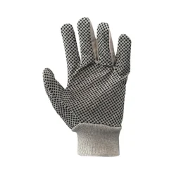 COPPIA GUANTI DA LAVORO PUNTINATI ANTISCIVOLO OTTIMA PRESA TG 10