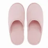 COPPIA PANTOFOLE CIABATTE BAGNO CHIUSE IN TESSUTO ROSA TAGLIA 39-45 STANZA 79691