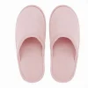COPPIA PANTOFOLE CIABATTE BAGNO CHIUSE IN TESSUTO ROSA TAGLIA 35-40 STANZA 79685