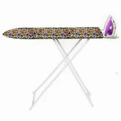 COPRIASSE DA STIRO IMBOTTITO TELO COPRI ASSE UNIVERSALE 140X50CM MOLLETTONE 59961