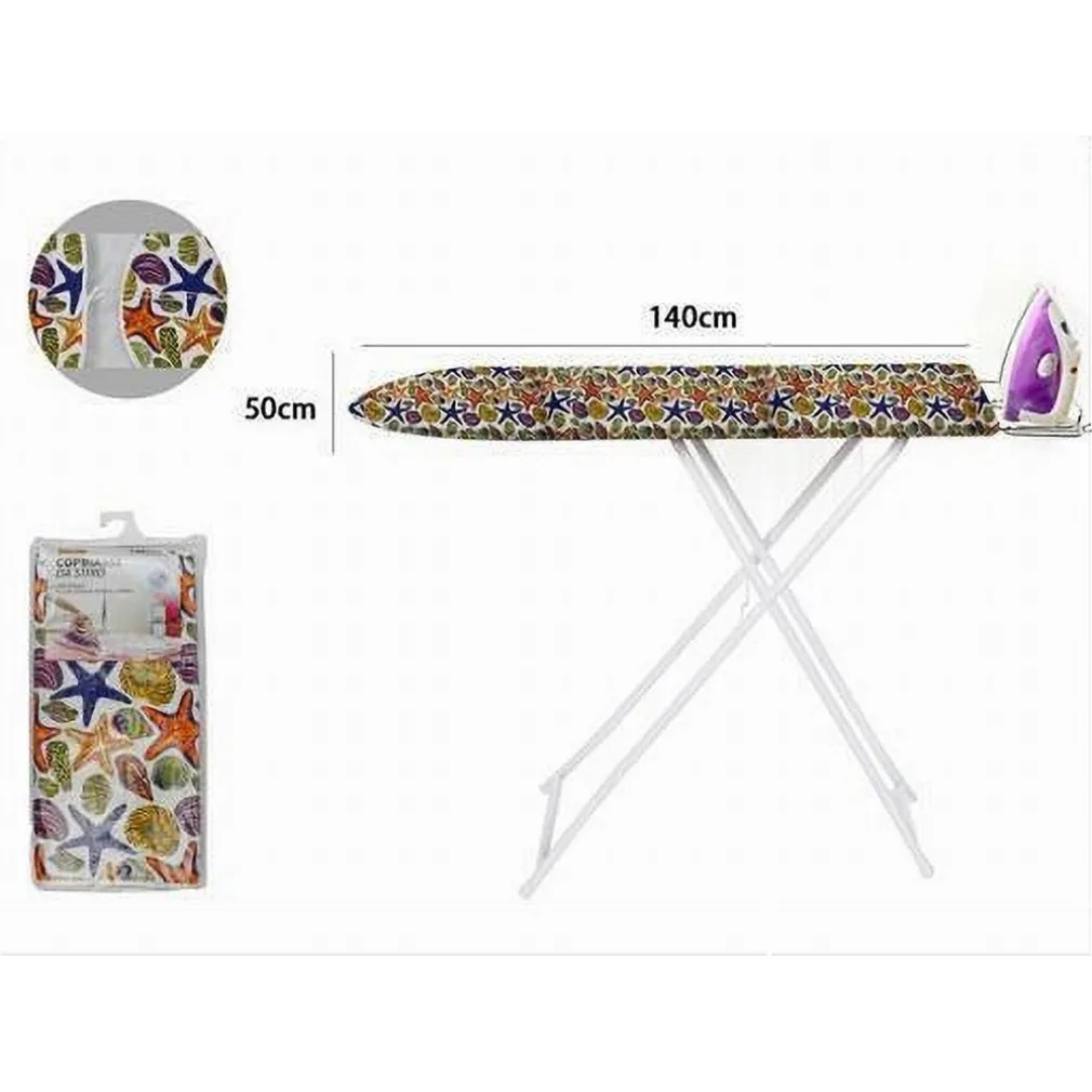 COPRIASSE DA STIRO IMBOTTITO TELO COPRI ASSE UNIVERSALE 140X50CM MOLLETTONE 59961