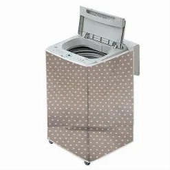 COPRILAVATRICE TELO CON CUORI COPERTURA IN PEVA CARICA DALL'ALTO 55X58X87CM 59381