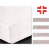 COPRIMATERASSO FODERA MATERASSO SANITARIO MATRIMONIALE 2 PIAZZE CON CERNIERA ZIP