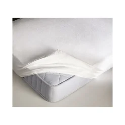 COPRIMATERASSO LISCIO SALVAMATERASSO SPUGNA CON ANGOLI ELASTICIZZATI 135X200CM