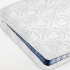 COPRIMATERASSO MATRIMONIALE SANITARIO CON CERNIERA DAMASCATO FODERA MATERASSO