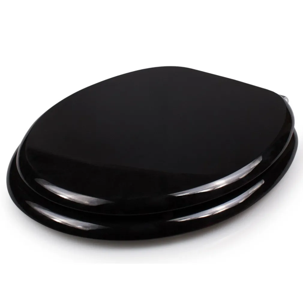 COPRIWATER COPRI WATER SEDILE WC BAGNO UNIVERSALE CERNIERE ACCIAIO NERO 52970A