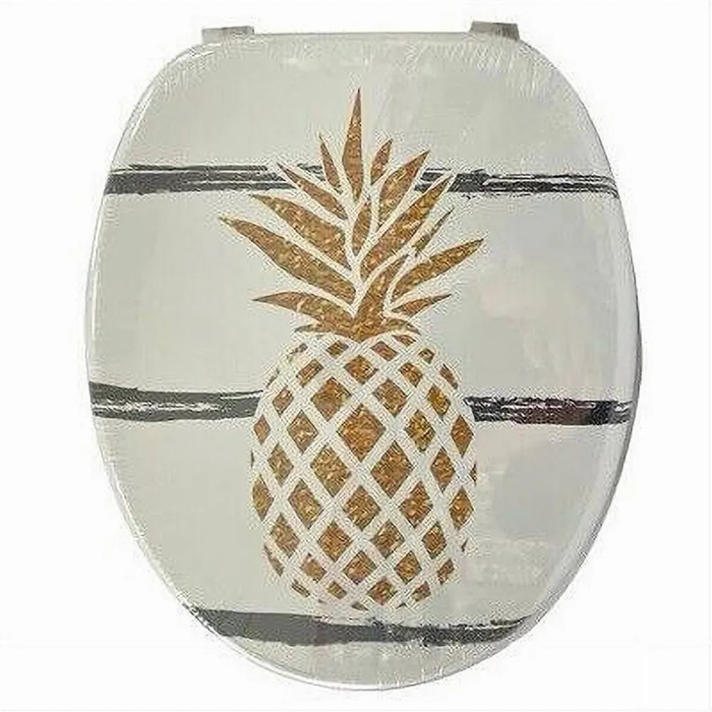 COPRIWATER COPRI WATER SEDILE WC BAGNO UNIVERSALE CERNIERE ACCIAIO ANANAS 59258