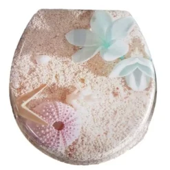 COPRIWATER COPRI WATER SEDILE WC BAGNO UNIVERSALE CERNIERE ACCIAIO SABBIA 52981A