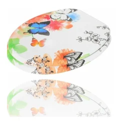 COPRIWATER COPRI WATER SEDILE WC BAGNO UNIVERSALE CERNIERE ACCIAIO FARFALLE