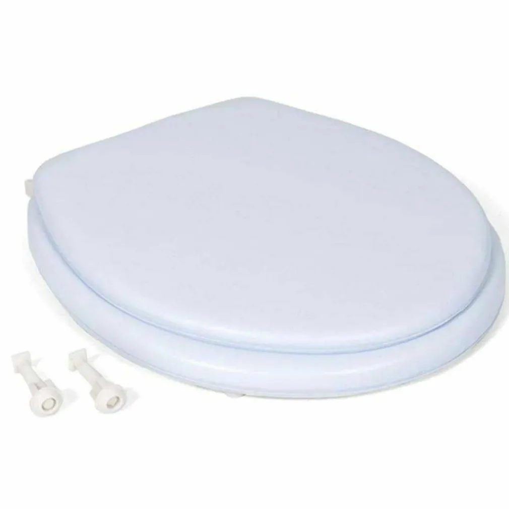 COPRIWATER COPRI WC IN PLASTICA E PVC IMBOTTITO STANDARD UNIVERSALE CON PERNI