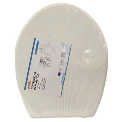 COPRIWATER COPRIVASO SEDILE WC IN PLASTICA TAVOLETTA DA BAGNO DALIA BIANCO 87638