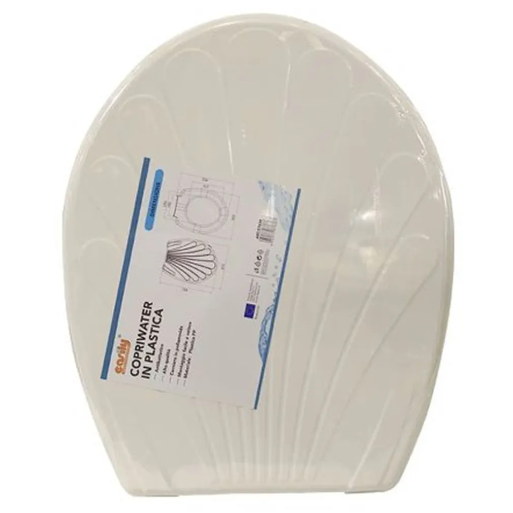 COPRIWATER COPRIVASO SEDILE WC IN PLASTICA TAVOLETTA DA BAGNO DALIA BIANCO 87638