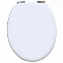 COPRIWATER COPRIVASO WC IN MDF UNIVERSALE BIANCO 45X49CM CERNIERE ACCIAIO 69008