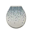 COPRIWATER IN PLASTICA RESISTENTE TAVOLETTA WC 44X36.5 CM FANTASIA MOSAICO