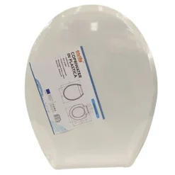 COPRIWATER SEDILE COPRIVASO WC BAGNO IN PLASTICA LOTOS SLIM DESIGN BIANCO 87635