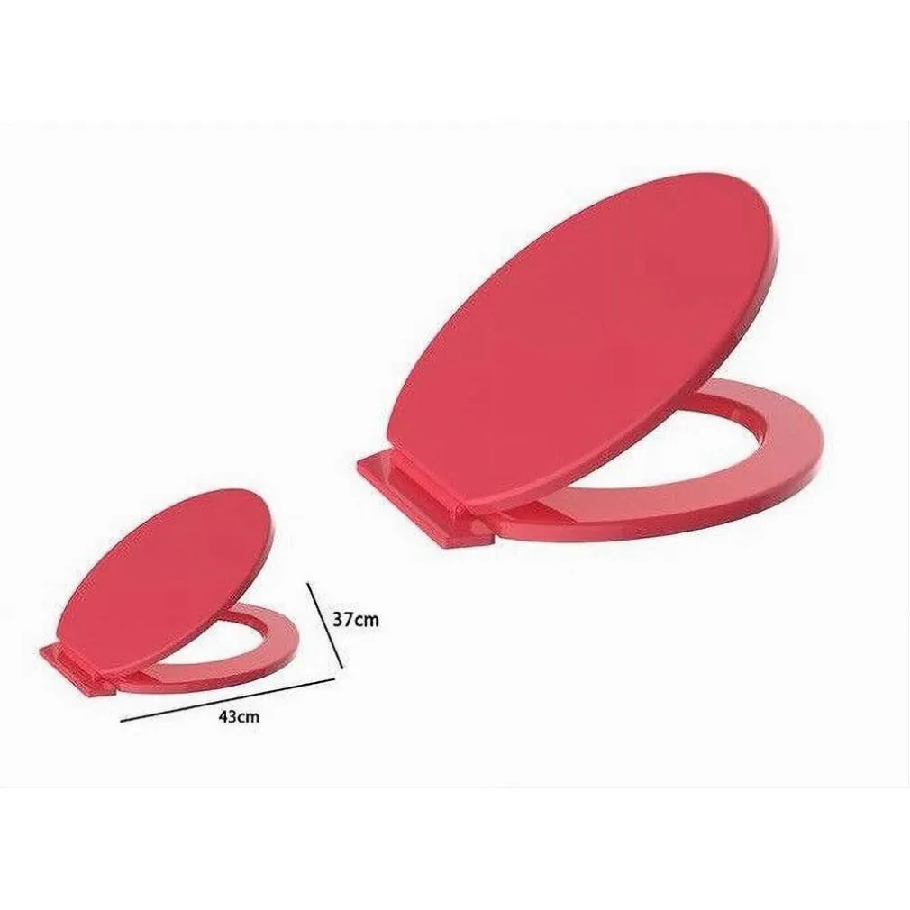 COPRIWATER SEDILE COPRIVASO WC WATER BAGNO IN PVC UNIVERSALE ROSSO CORALLO 59023