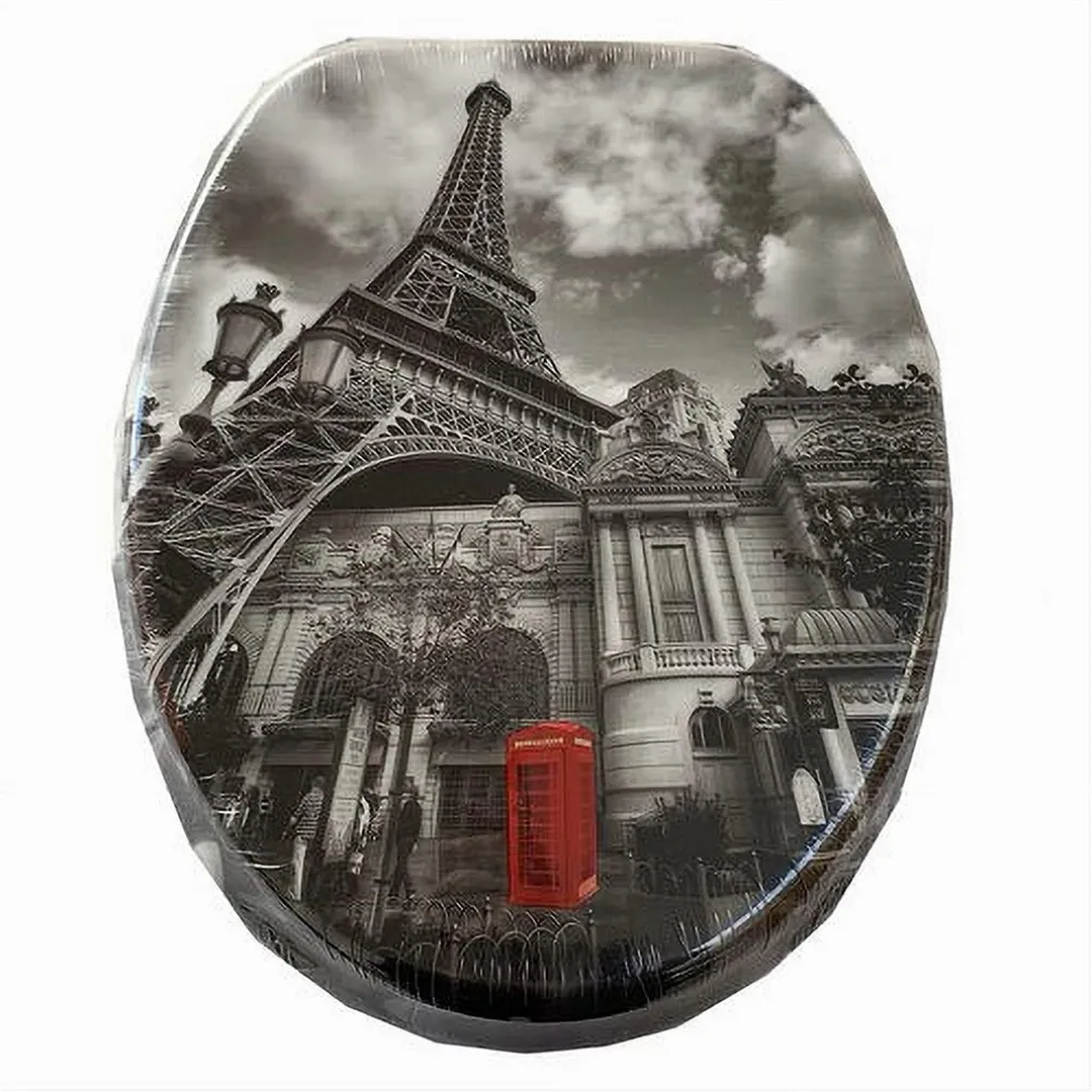 COPRIWATER SEDILE WC WATER BAGNO UNIVERSALE CERNIERE PARIGI CABINA ROSSA 69007