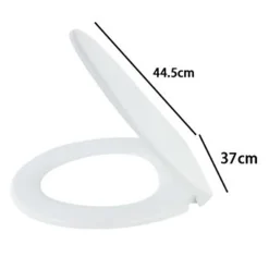 COPRIWATER UF UNIVERSALE SEDILE WC WATER BAGNO FORMA O CHIUSURA AMMORTIZZATA BIANCO 87644