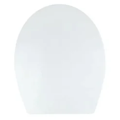 COPRIWATER UF UNIVERSALE SEDILE WC WATER BAGNO FORMA O CHIUSURA AMMORTIZZATA BIANCO 87644