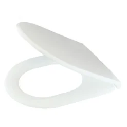 COPRIWATER UF UNIVERSALE SEDILE WC BIANCO WATER BAGNO FORMA D CHIUSURA AMMORTIZZATA 87645