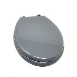 COPRIWATER UNIVERSALE BAGNO COPRI WC IN LEGNO MDF CERNIERE ACCIAIO GRIGIO 52985A