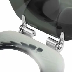 COPRIWATER UNIVERSALE CON STAMPA PIETRE ZEN COPRI TAVOLETTA WC BAGNO LEGNO MDF