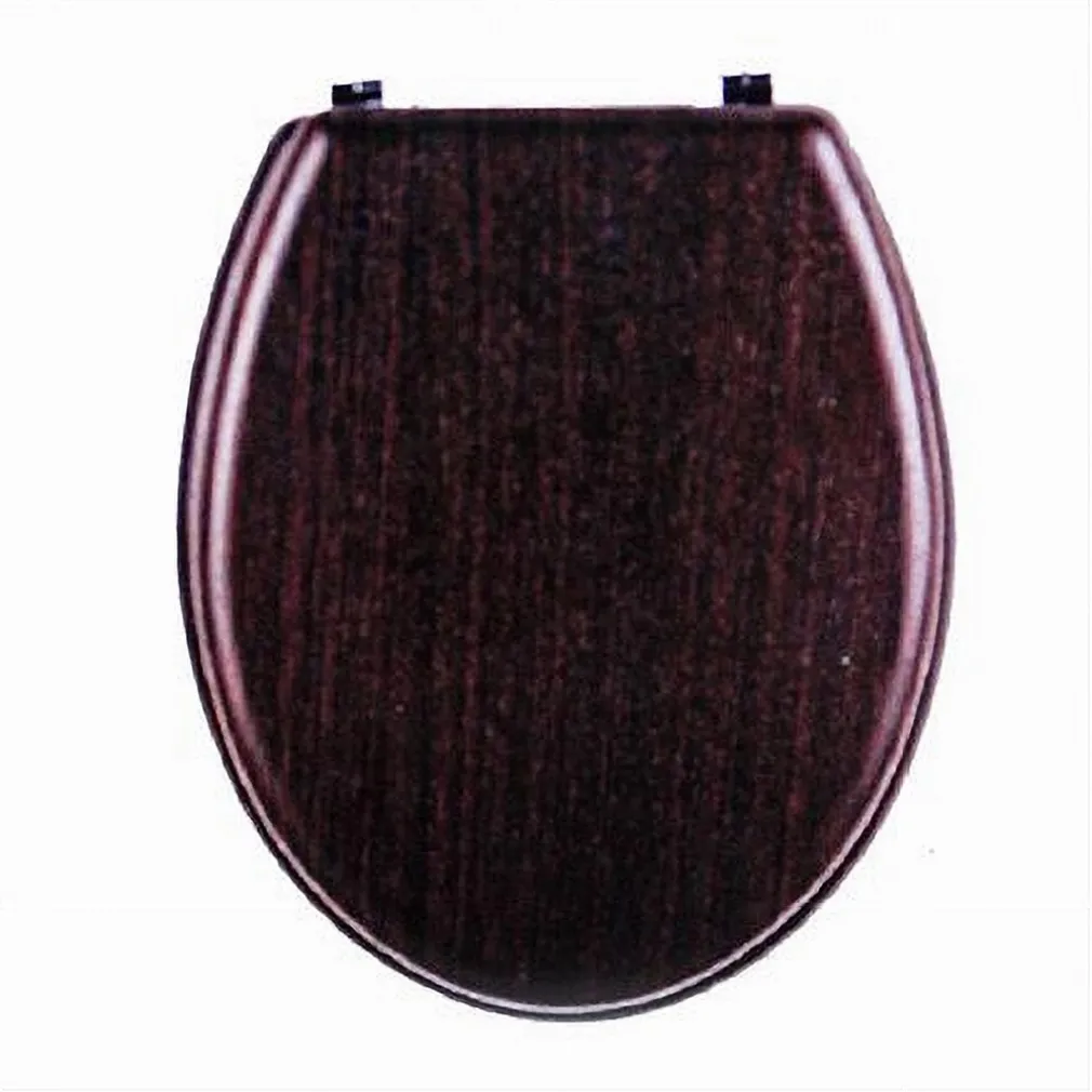 COPRIWATER UNIVERSALE IN LEGNO MDF TAVOLETTA BAGNO WC CERNIERE LEGNO SCURO 52947A