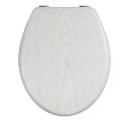 COPRIWATER UNIVERSALE IN LEGNO MDF RESISTENTE CON STAMPA LEGNO BIANCO CERNIERE