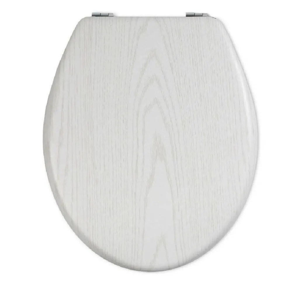 COPRIWATER UNIVERSALE IN LEGNO MDF RESISTENTE CON STAMPA LEGNO BIANCO CERNIERE