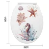 COPRIWATER UNIVERSALE IN PLASTICA SUPER RESISTENTE 44X36CM DECORAZIONI MARINE