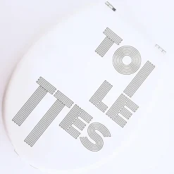 COPRIWATER UNIVERSALE LEGNO SCRITTA TOILETTES TAVOLETTA BAGNO COPRI WATER VASO