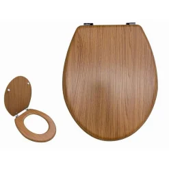 COPRIWATER UNIVERSALE SEDILE PER BAGNO COPRI WC WATER IN LEGNO MDF 18" 52987A