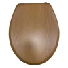 COPRIWATER UNIVERSALE SEDILE COPRI WC WATER PER BAGNO IN LEGNO 18" CON CERNIERE 52952A