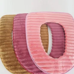 COPRIWATER UNIVERSALE TESSUTO RIGHE COLORATO ANTIBATTERICO TAVOLETTA WC WATER