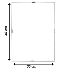 CORNICE A GIORNO 30 X 40CM IN CRILEX CORNICI PORTAFOTO PUZZLE POSTER FOTO STAMPE
