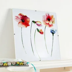 CORNICE A GIORNO 30 X 30CM IN CRILEX CORNICI PORTAFOTO PUZZLE POSTER FOTO STAMPE