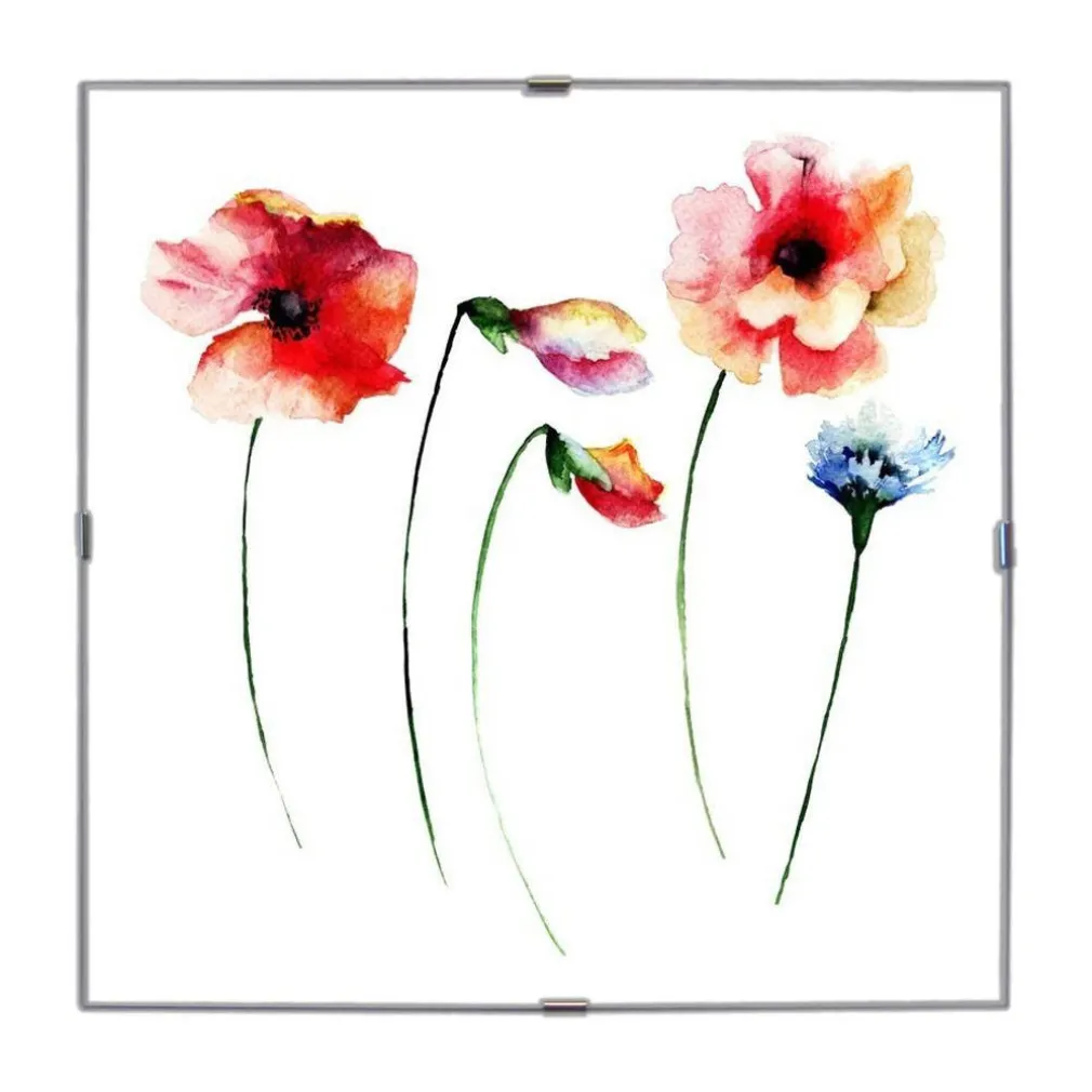 CORNICE A GIORNO 30 X 30CM IN CRILEX CORNICI PORTAFOTO PUZZLE POSTER FOTO STAMPE